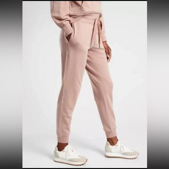 Athleta Pants - ATHLETA Balance Mocha Latte Pink Sweatpants Jogger Size 2X